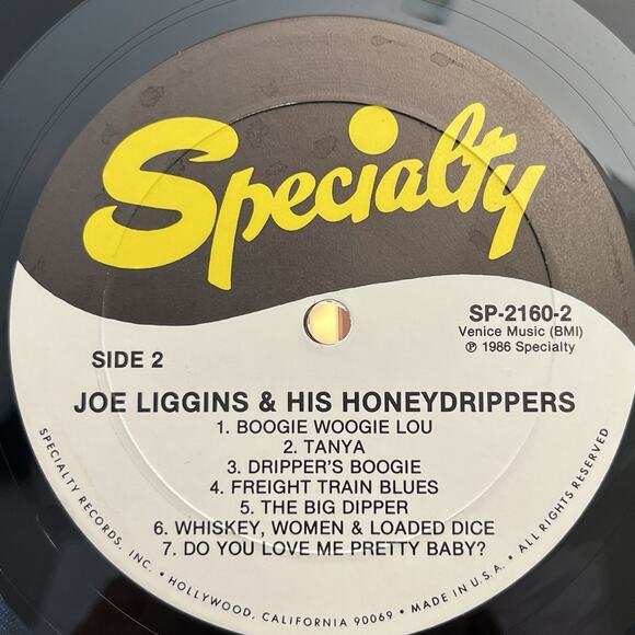Joe Liggins And His Honeydrippers Vinyl LP 1986 Specialty SP 2160 - Picture 7 of 8